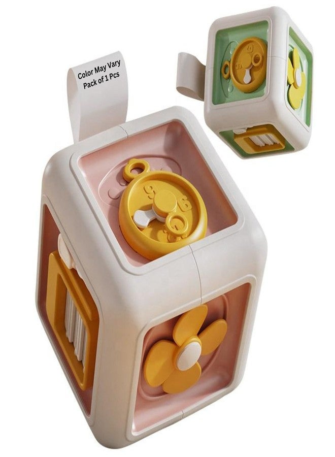 Lefan Montessori for 1 Year Old, Activity Busy Cube Sensory Toys for Toddlers Birthday Gifts for Learning Motor Skills Travel Toys Educational Learning 12-18 Months Baby Kids-Pack of 1pcs - Image 4